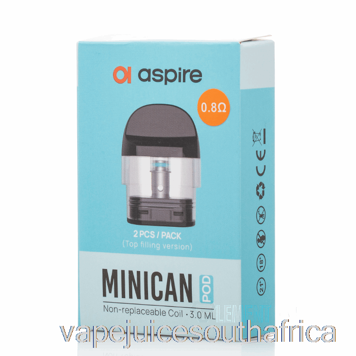 Vape Juice South Africa Aspire Minican Replacement Pods 3Ml Refillable Minican Pods
